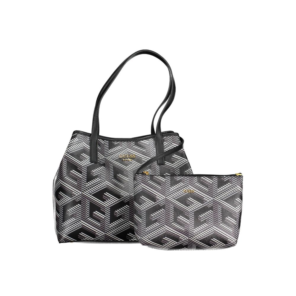 Guess Jeans – Schwarze Polyethylen-Handtasche
