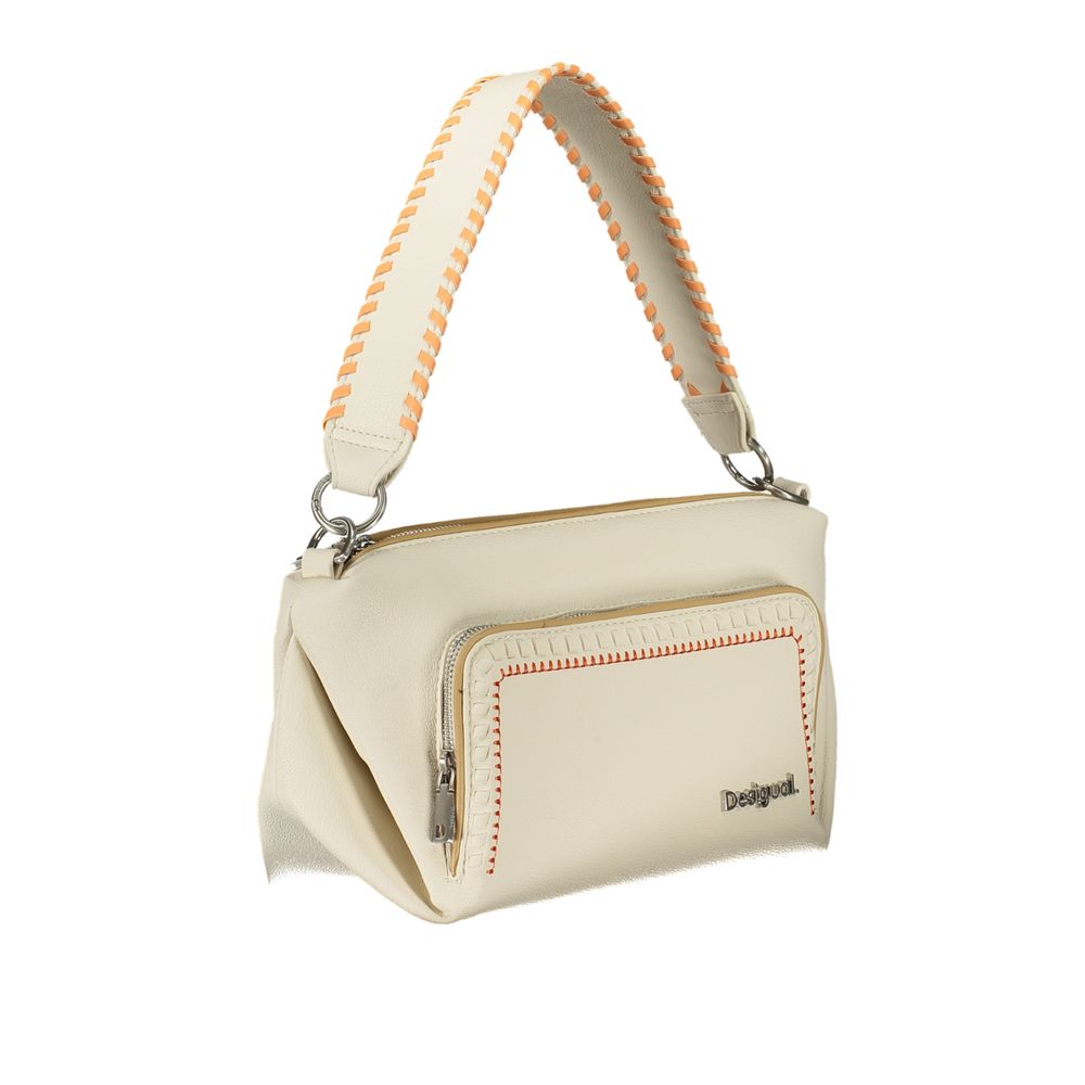 Desigual – Weiße Handtasche aus Polyethylen