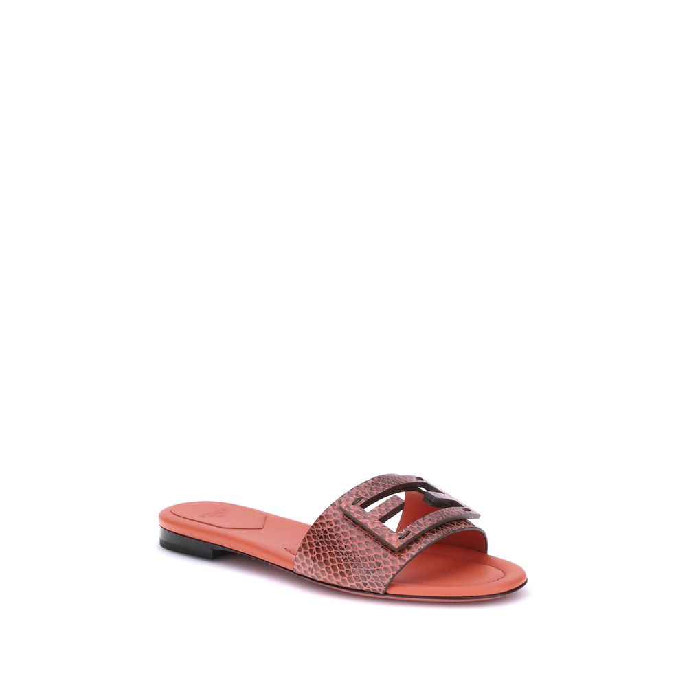 Fendi Sandalen mit Python-Print