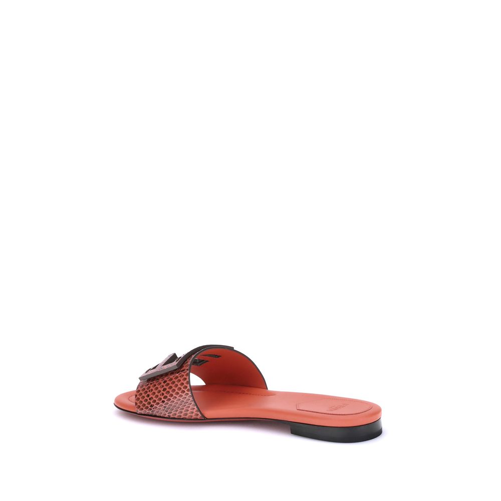 Fendi Sandalen mit Python-Print