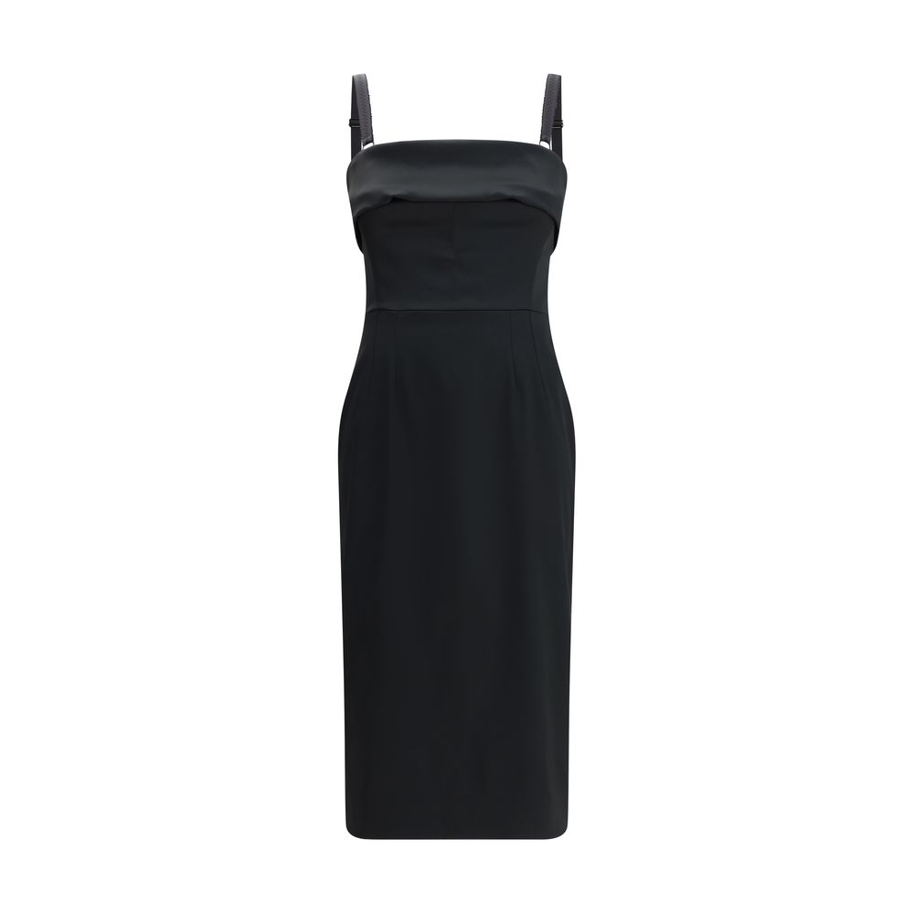 Dolce & Gabbana Satin-Midikleid