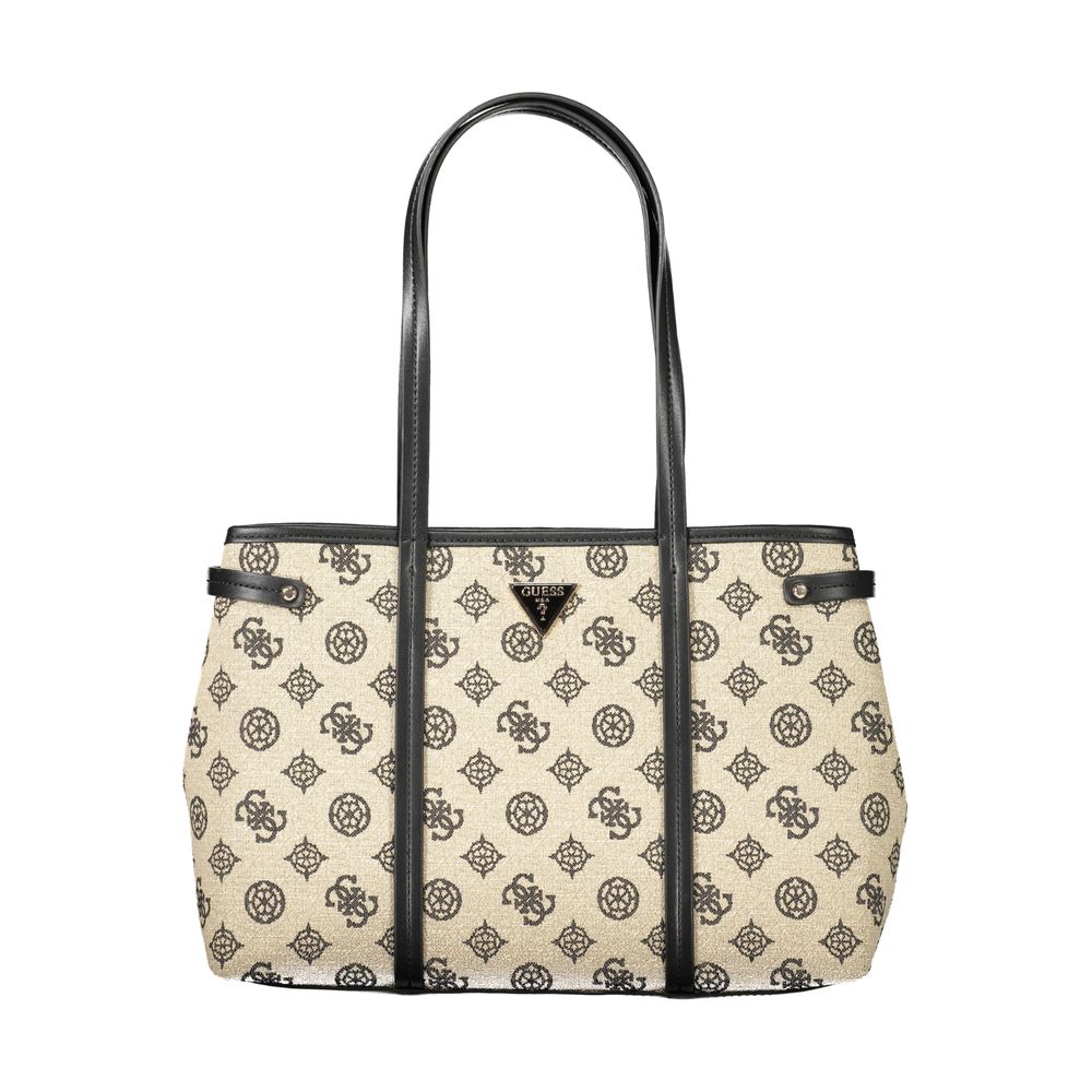 Guess Jeans Beige Baumwolle Damen Handtasche
