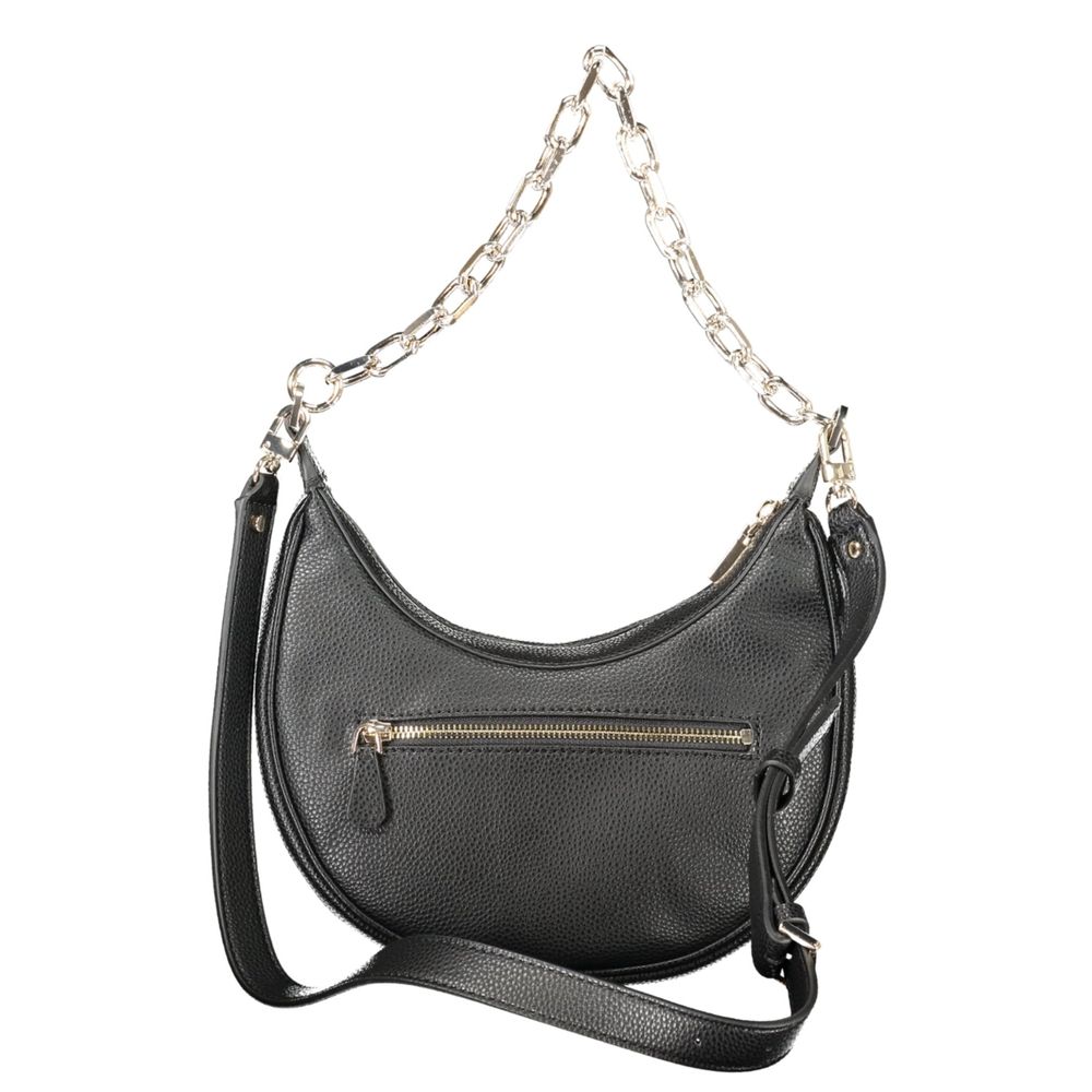 Guess Jeans Schwarze Polyethylen-Damenhandtasche