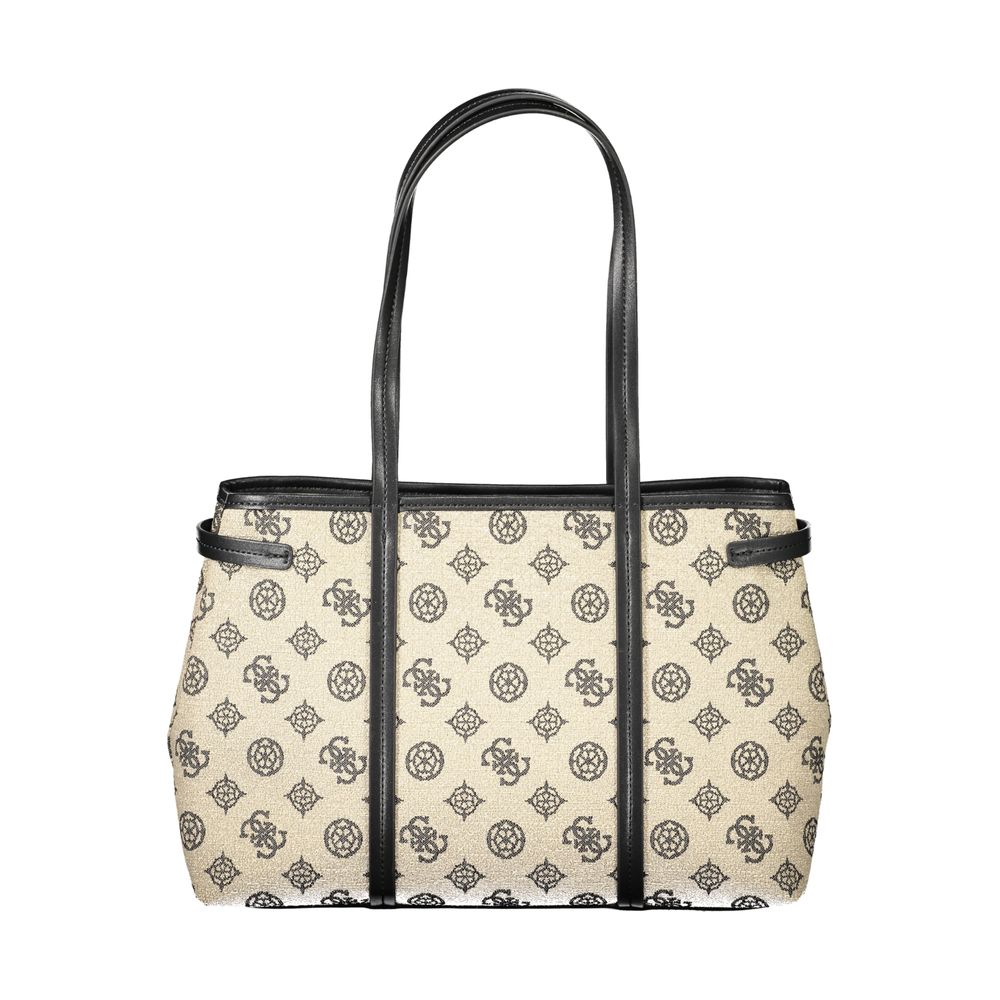 Guess Jeans Beige Baumwolle Damen Handtasche