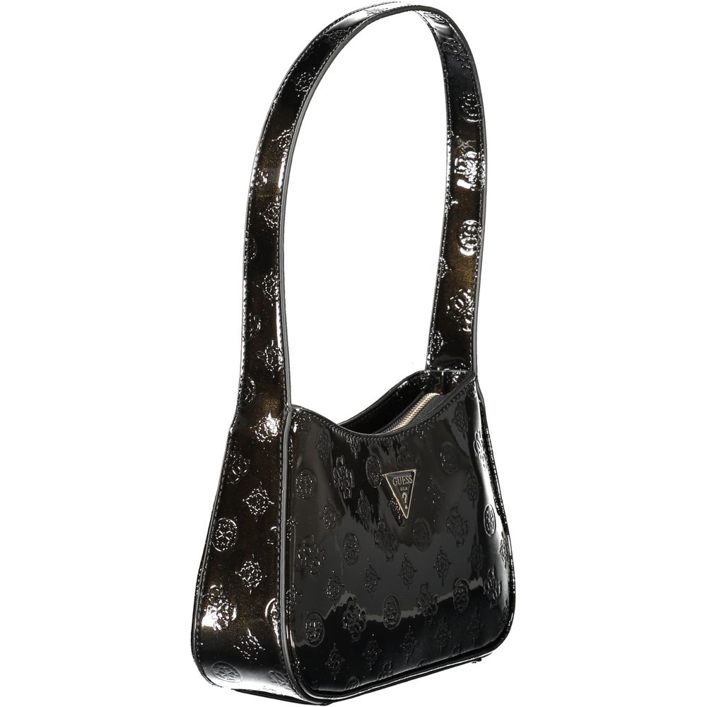 Guess Jeans Schwarze Polyethylen-Damenhandtasche