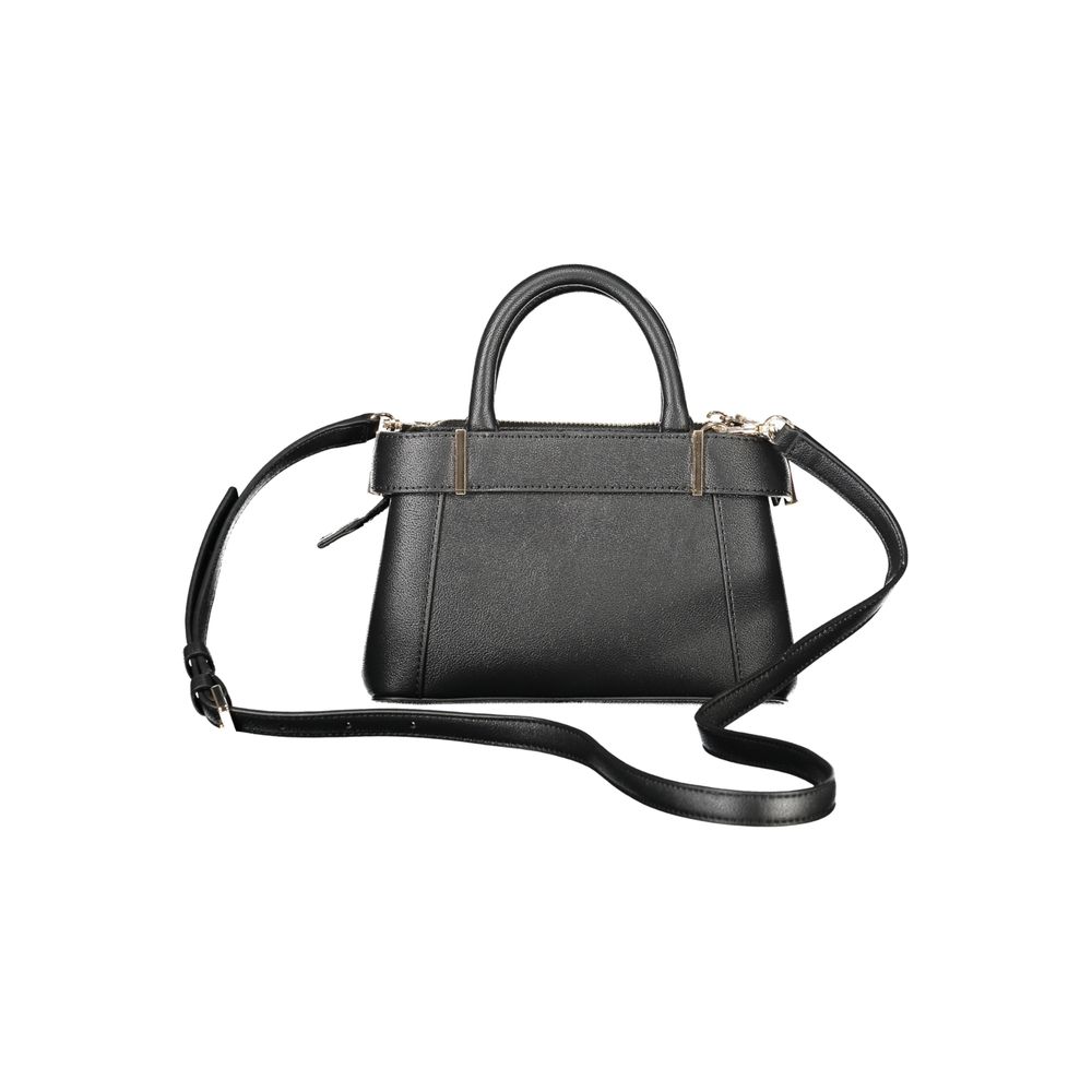 Guess Jeans Schwarze Polyethylen-Damenhandtasche