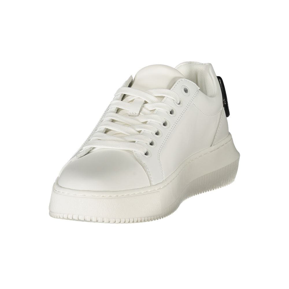 Calvin Klein Damen-Sneaker aus weißem Leder
