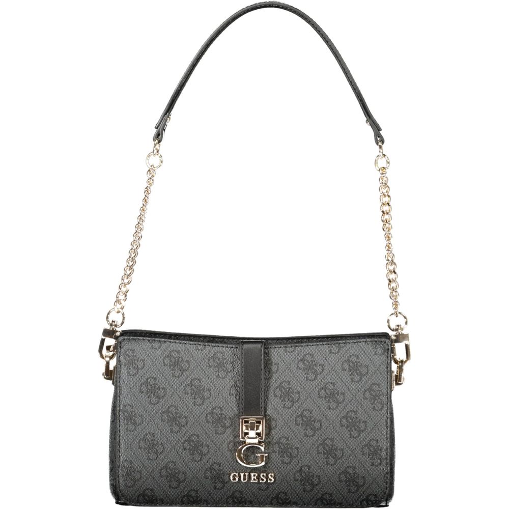 Guess Jeans Schwarze Polyethylen-Damenhandtasche