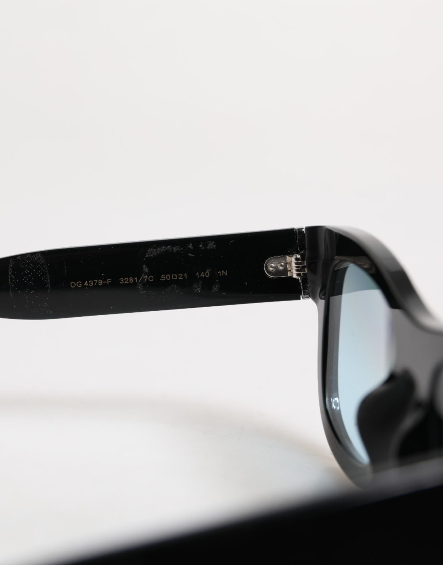 Dolce & Gabbana Blau Schwarz Marmoriertes Metall DG2215K Brillen Sonnenbrille