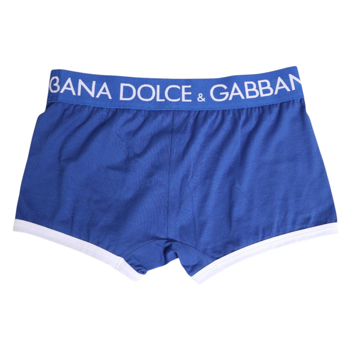 Dolce & Gabbana – Boxershorts aus Baumwollstretch in normaler Passform, Blau