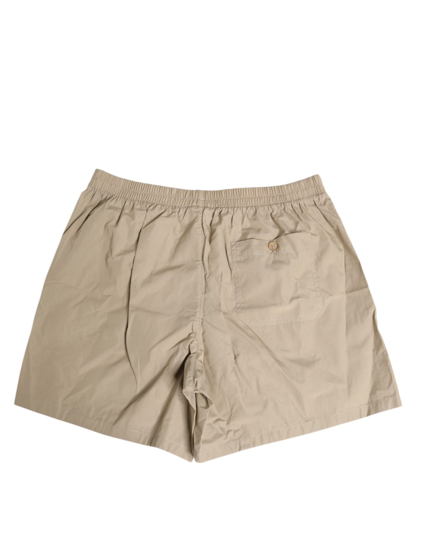 Dolce & Gabbana – Beigefarbene Boxershorts aus Baumwolle in regulärer Passform