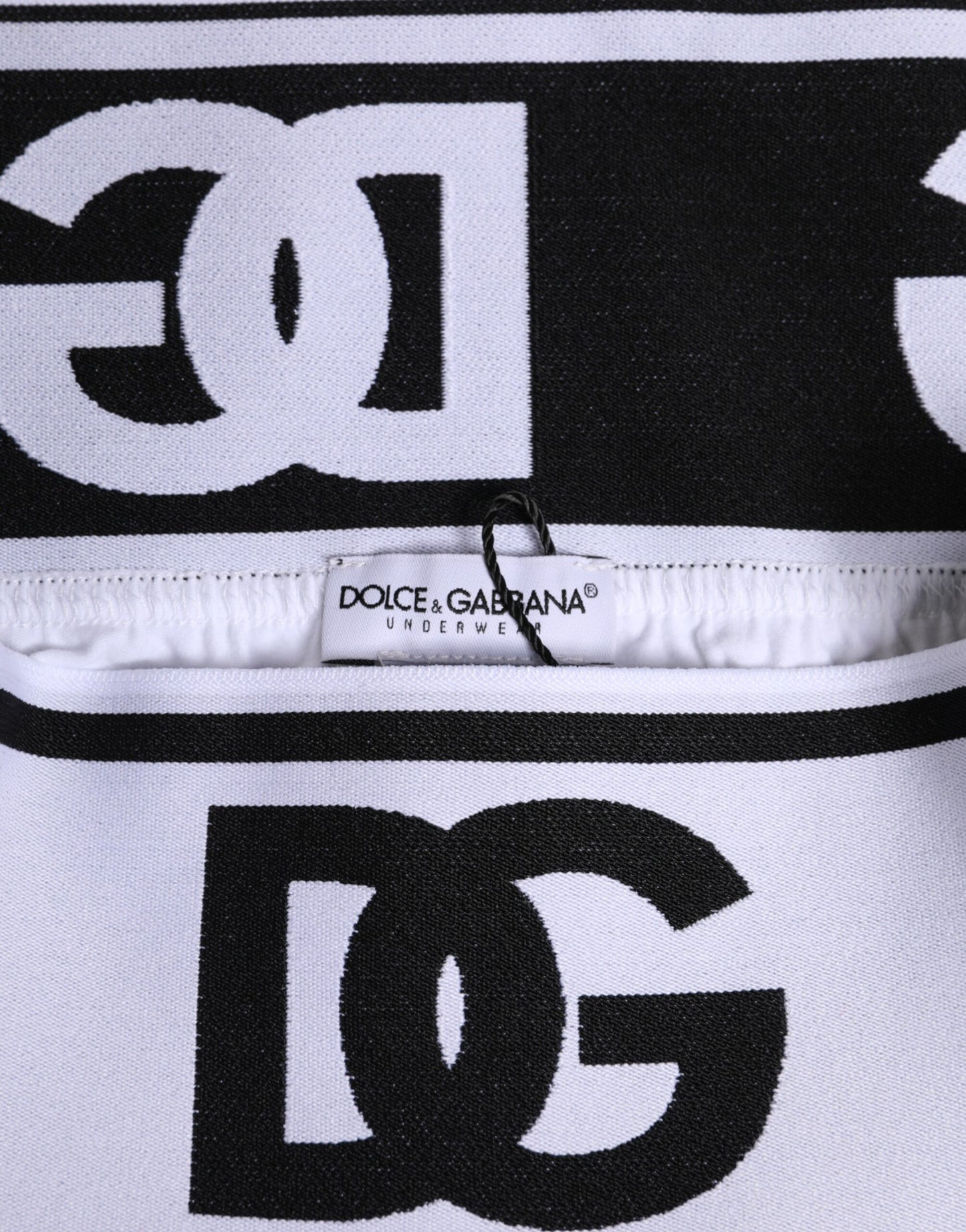Dolce & Gabbana – Boxershorts aus weißem Baumwollstretch in normaler Passform