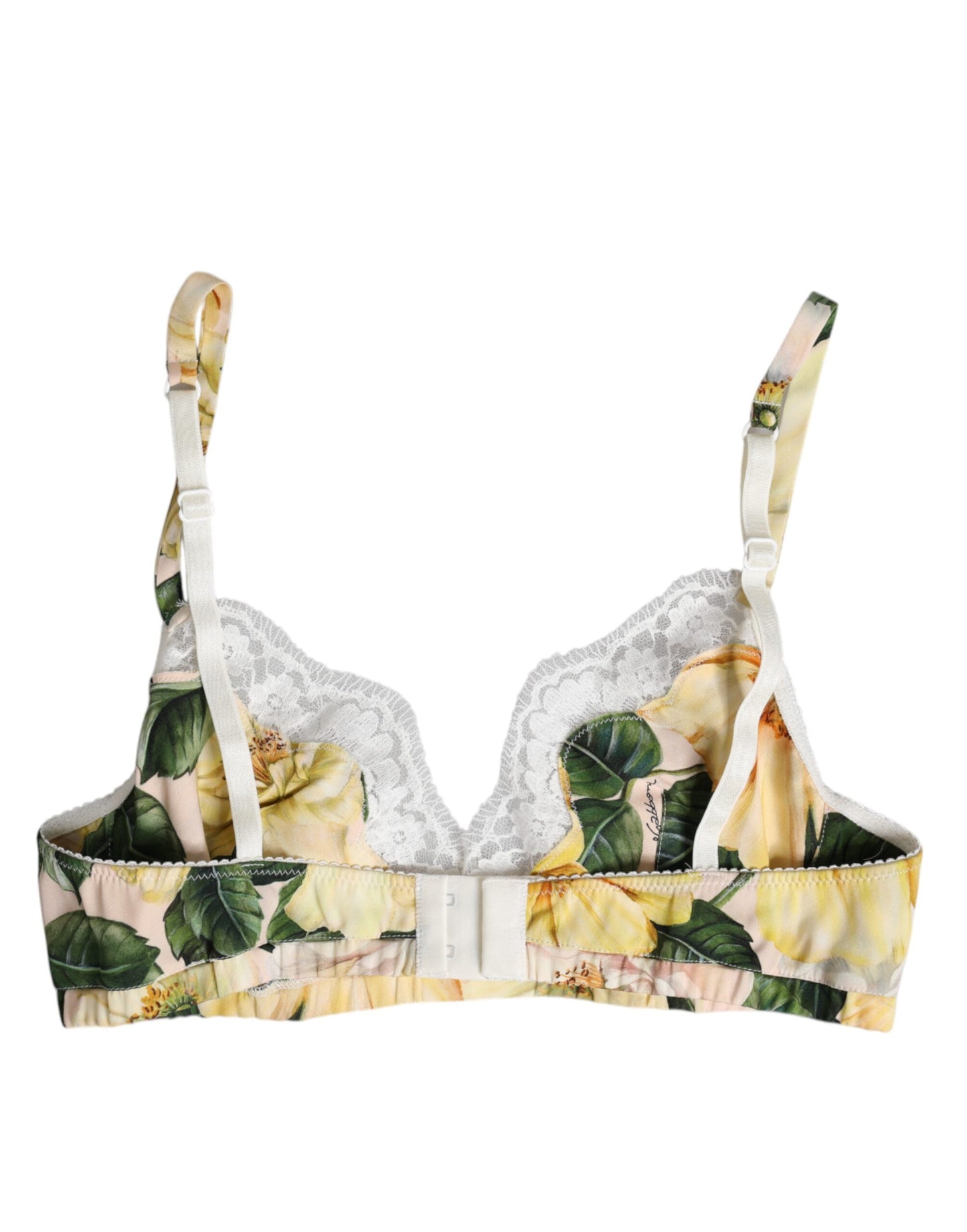 Dolce & Gabbana – Mehrfarbiger BH mit Blumenmuster ohne Bügel