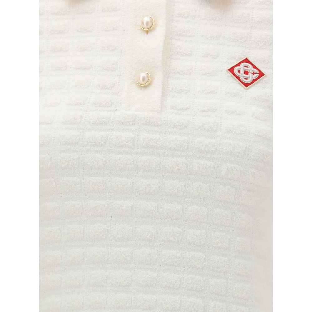 Casablanca Bouclé-Poloshirt