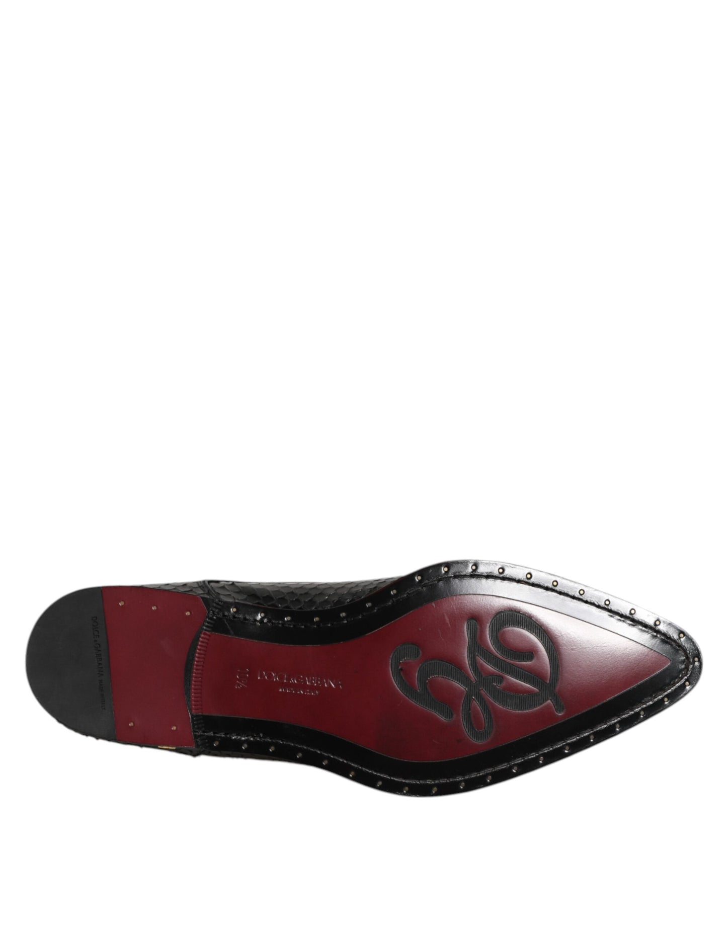 Dolce & Gabbana – Derby-Schuhe aus schwarzem Leder mit Schnürung für Herren