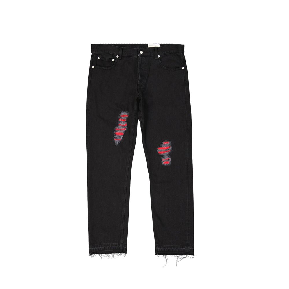 Jeans aus Baumwolldenim von Alexander McQueen