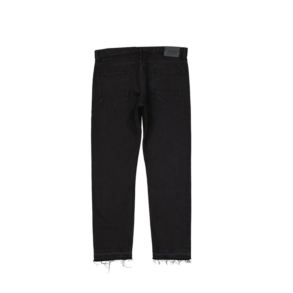 Jeans aus Baumwolldenim von Alexander McQueen