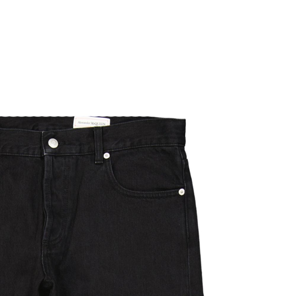 Jeans aus Baumwolldenim von Alexander McQueen