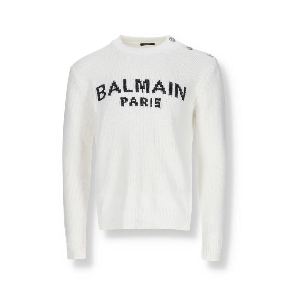 Balmain-Sweatshirt aus Baumwolle mit Logo