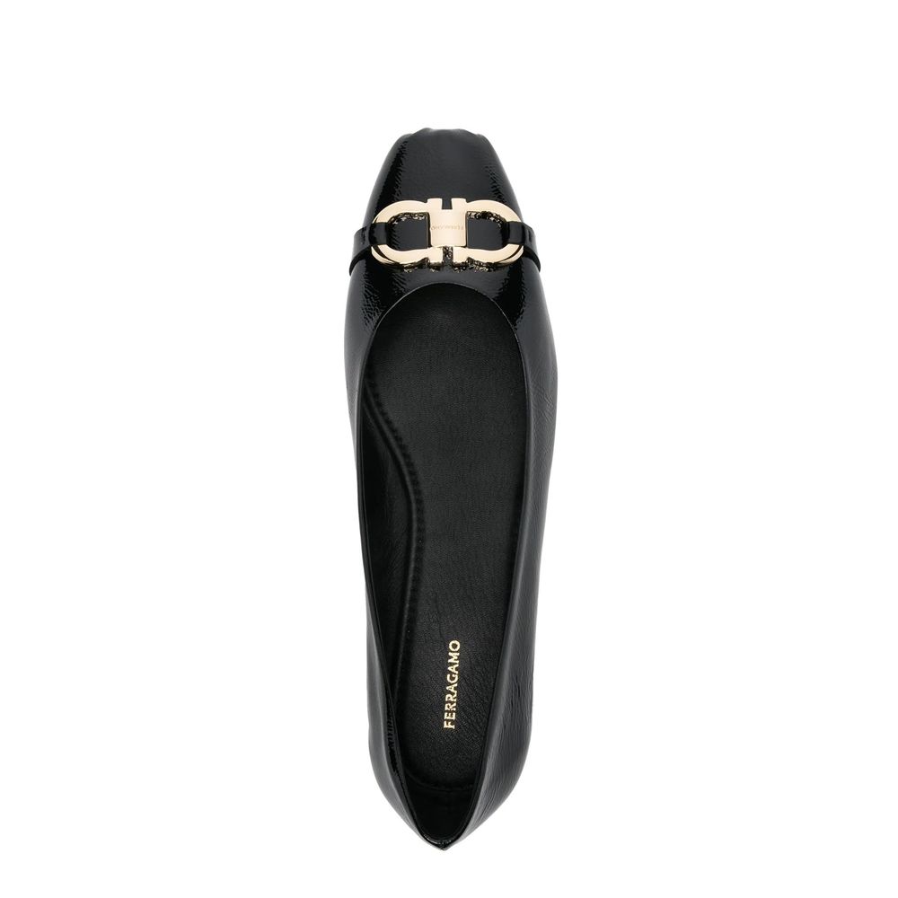 Salvatore Ferragamo Ballerinas mit Gancini-Schnalle