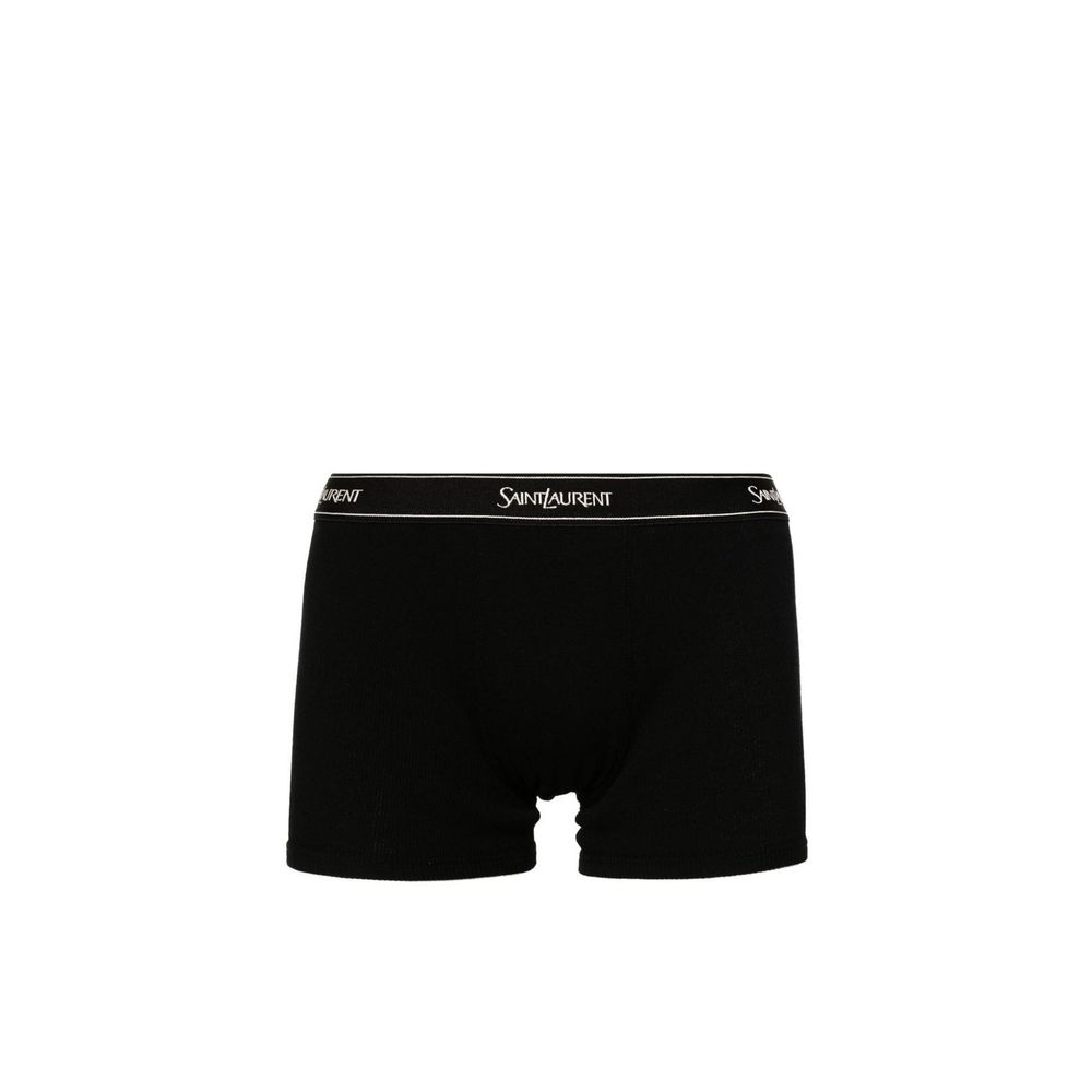 Boxershorts aus Baumwolljersey mit Saint Laurent-Logo