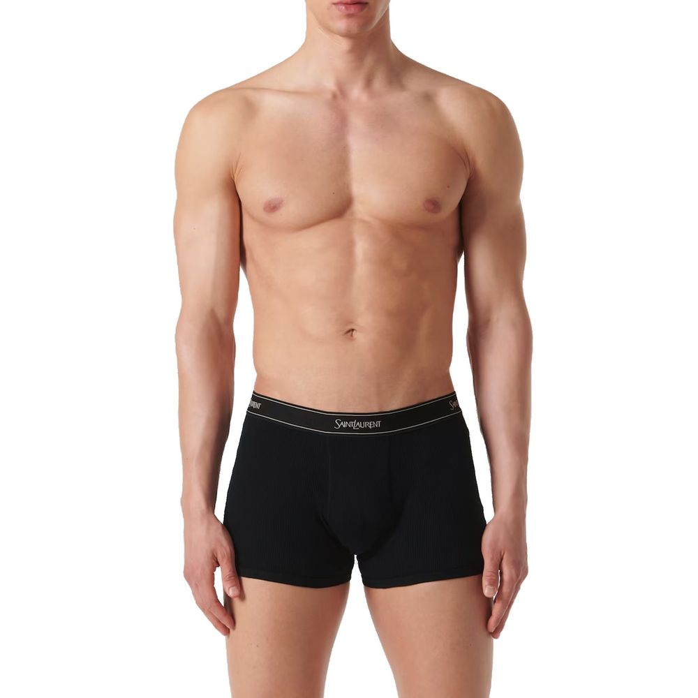 Boxershorts aus Baumwolljersey mit Saint Laurent-Logo