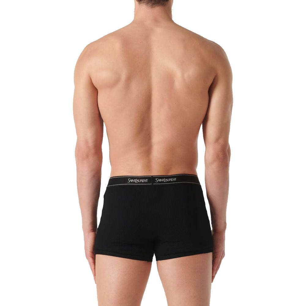 Boxershorts aus Baumwolljersey mit Saint Laurent-Logo