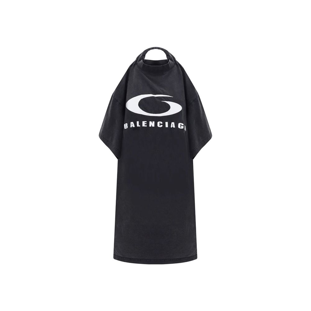 Balenciaga T-Shirt-Kleid mit Icon-Print