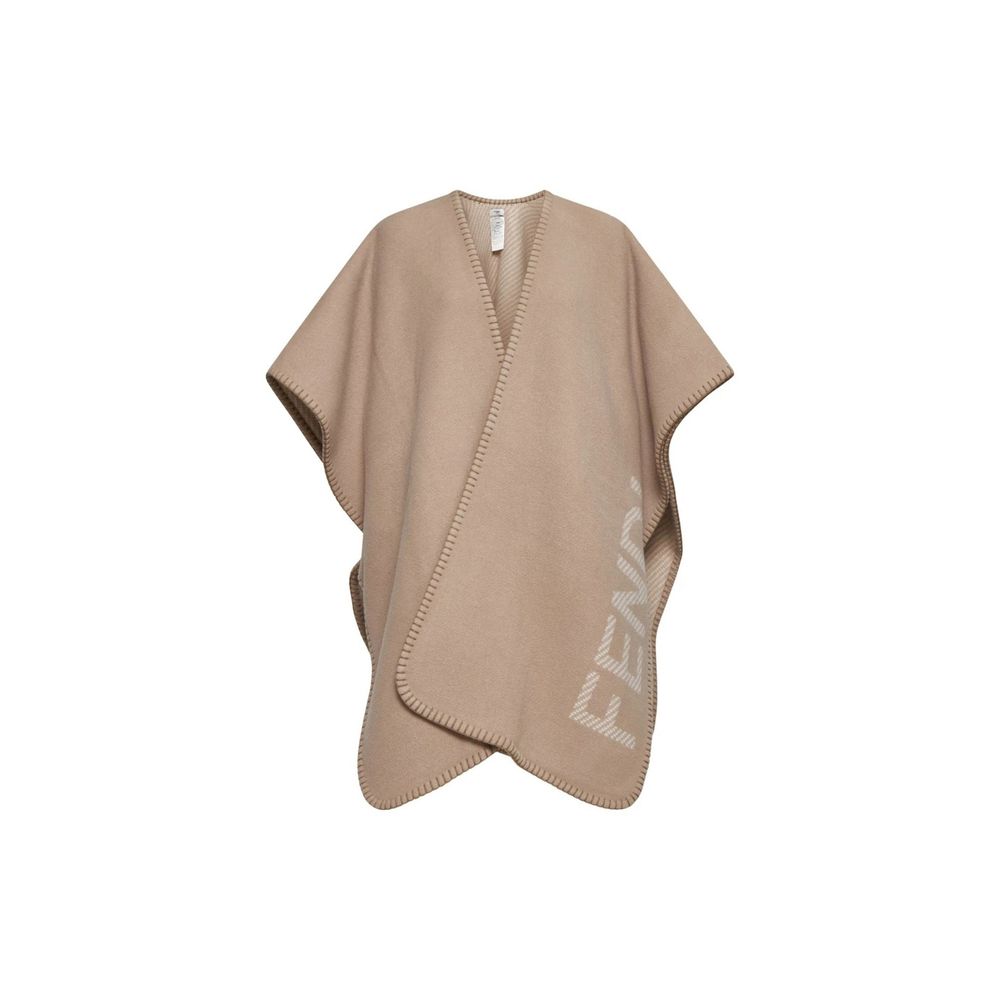 Fendi Poncho aus Wolle und Kaschmir