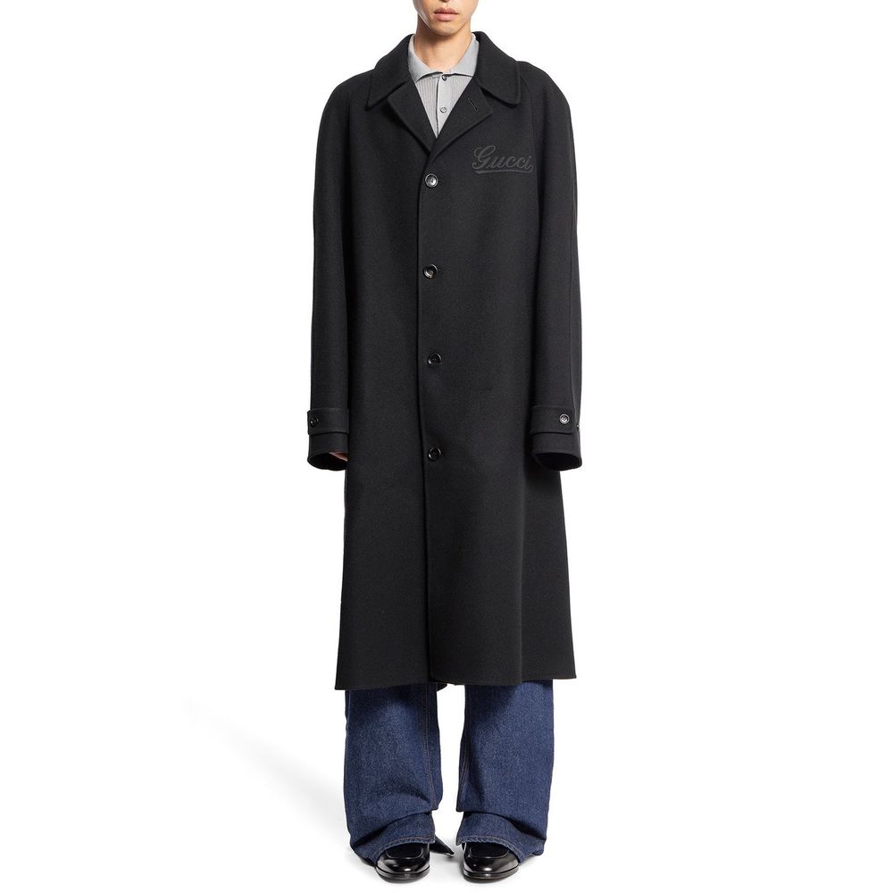 Langer Wollmantel von Gucci