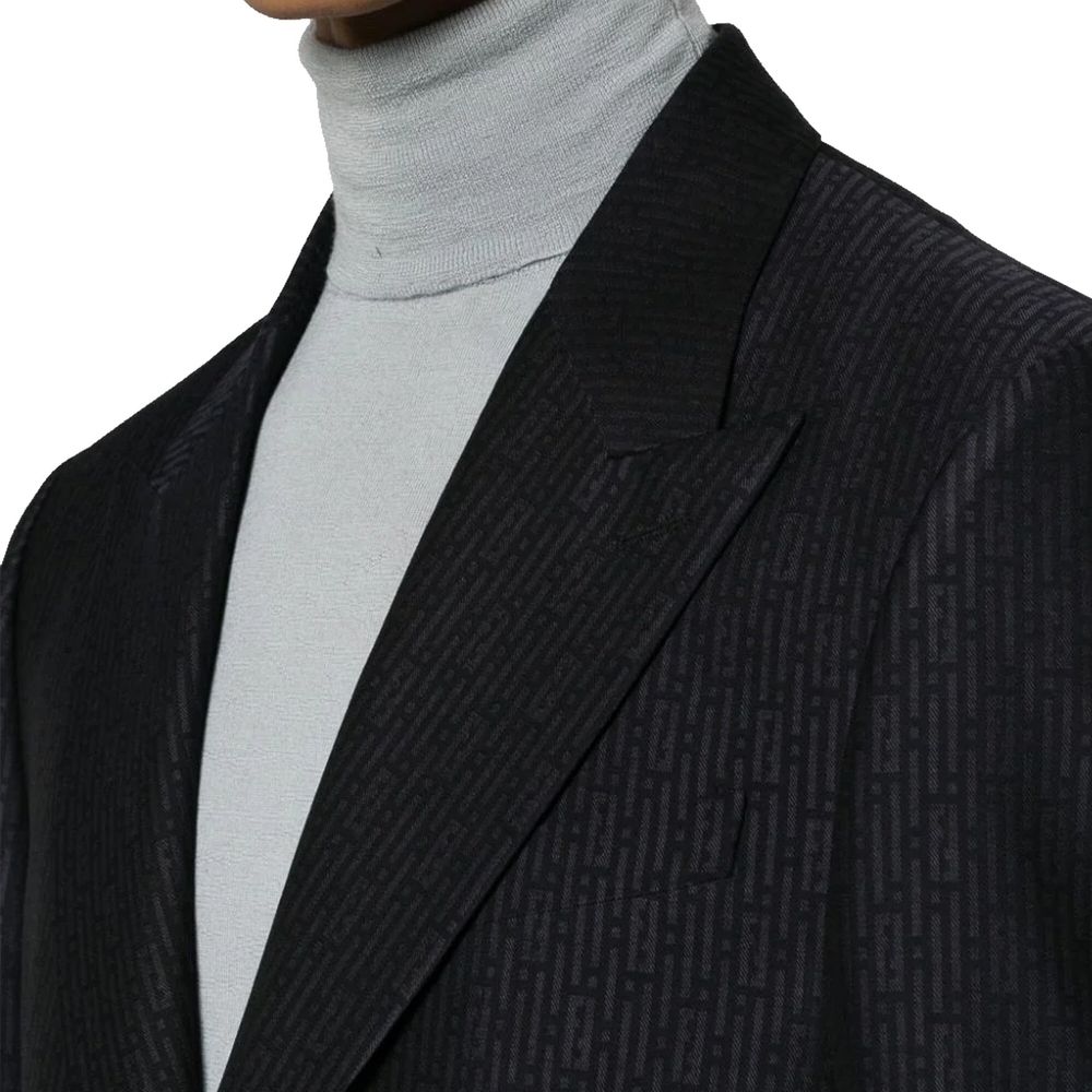 Fendi FF-Motiv-Wolljacke