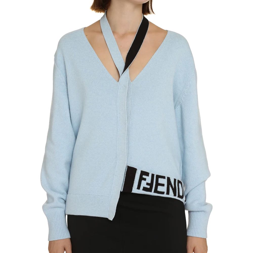 Fendi Strickjacke aus Wolle und Kaschmir