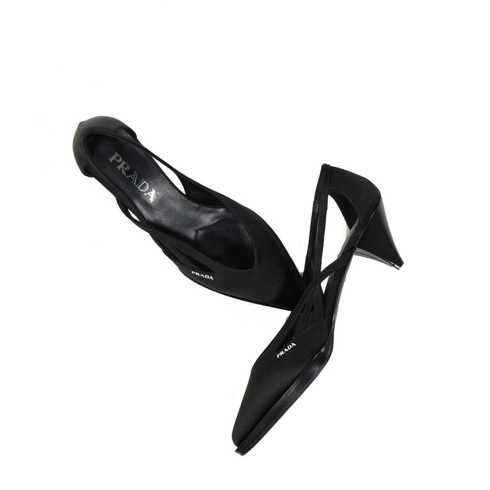 Prada 55 mm Satin-Pumps mit Cut-Outs