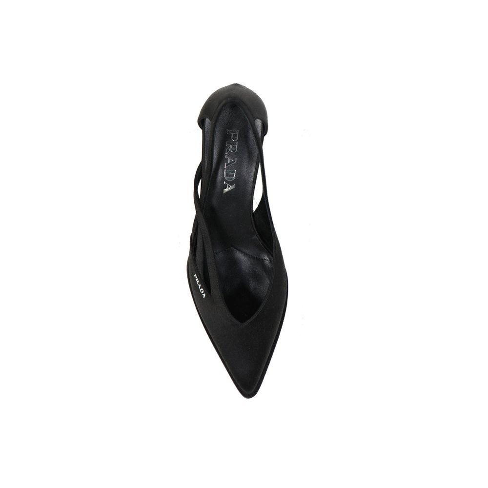 Prada 55 mm Satin-Pumps mit Cut-Outs
