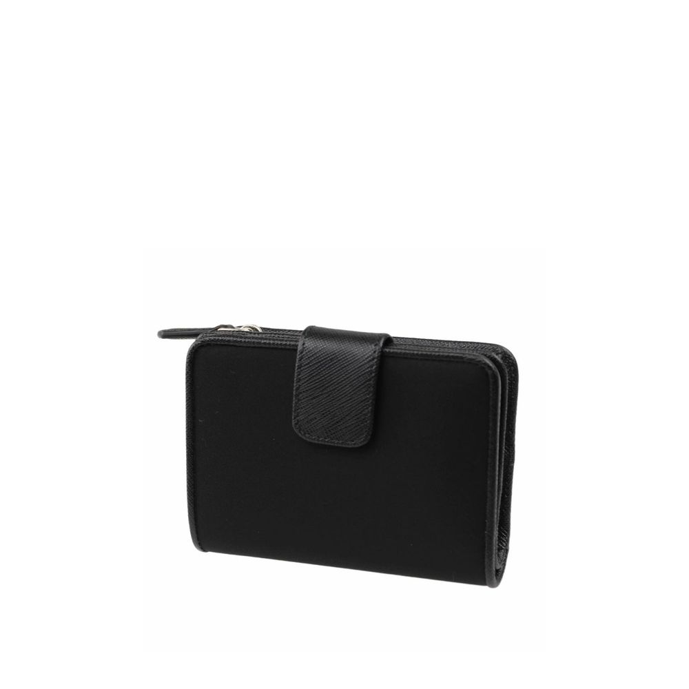 Prada Französische Geldbörse aus Nylon und Leder