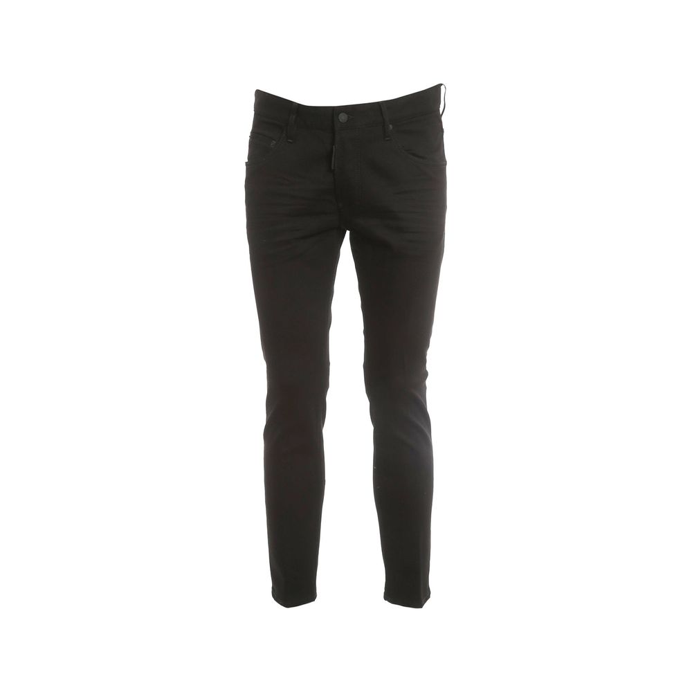 Dsquared² Schwarze Bull-Skaterjeans