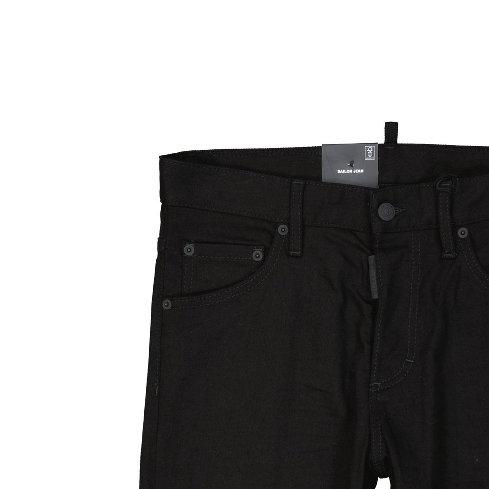 Dsquared² Schwarze Bull Sailor Denim-Jeans