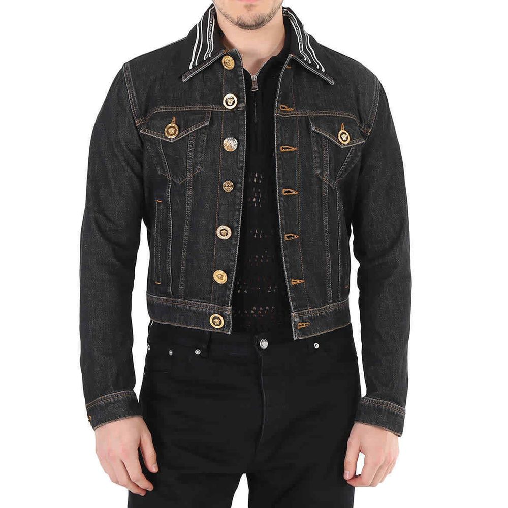 Versace Jeansjacke mit Medusa-Motiv