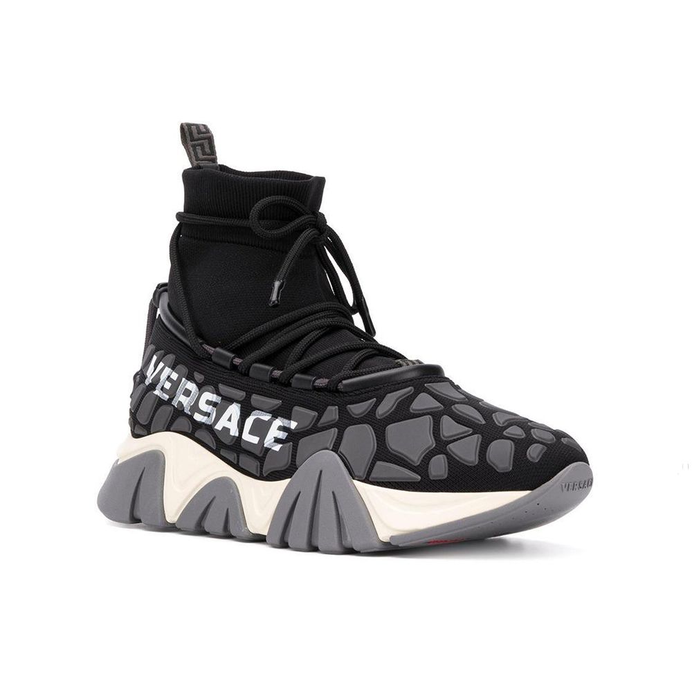 Versace Squalo Sneaker mit Kordelzug