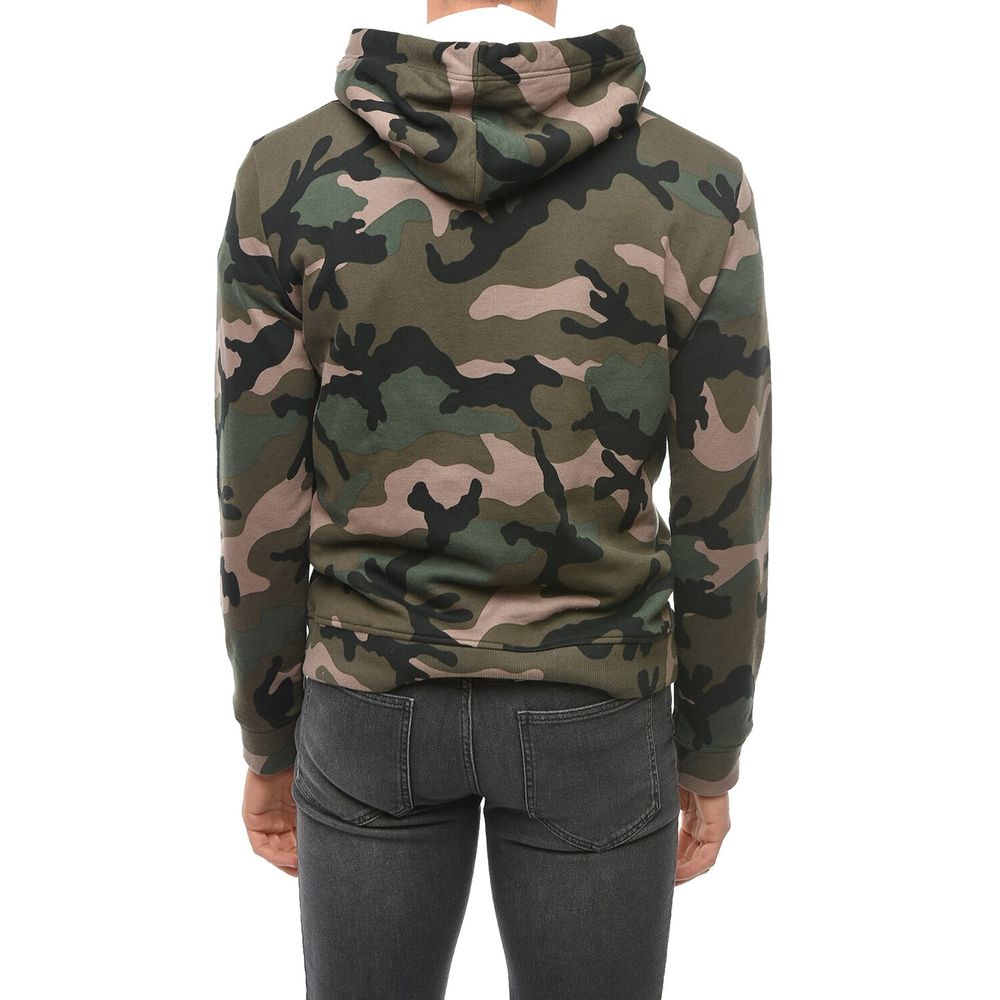 Valentino – Kapuzenpullover mit Camouflage-Muster