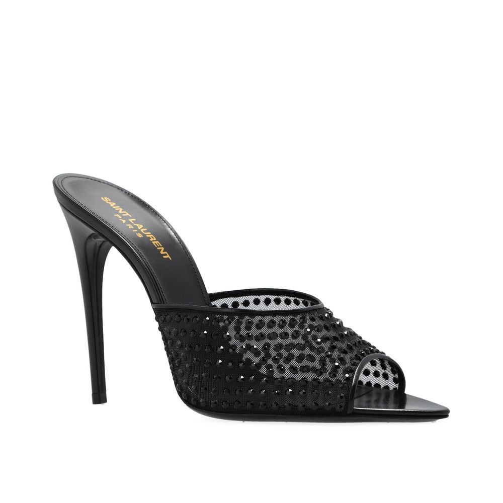 Saint Laurent – Blonde Pantoletten