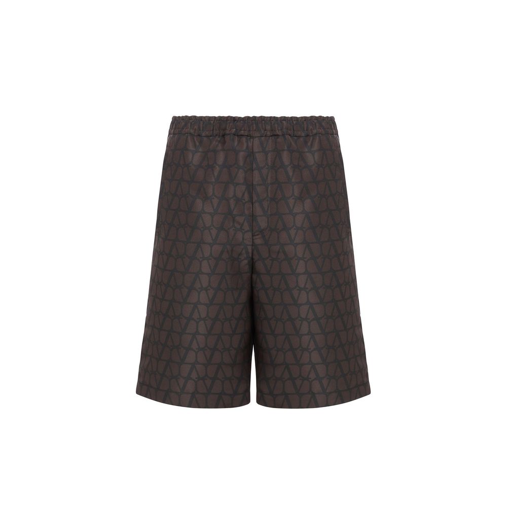 Seidenshorts mit Valentino-Logo