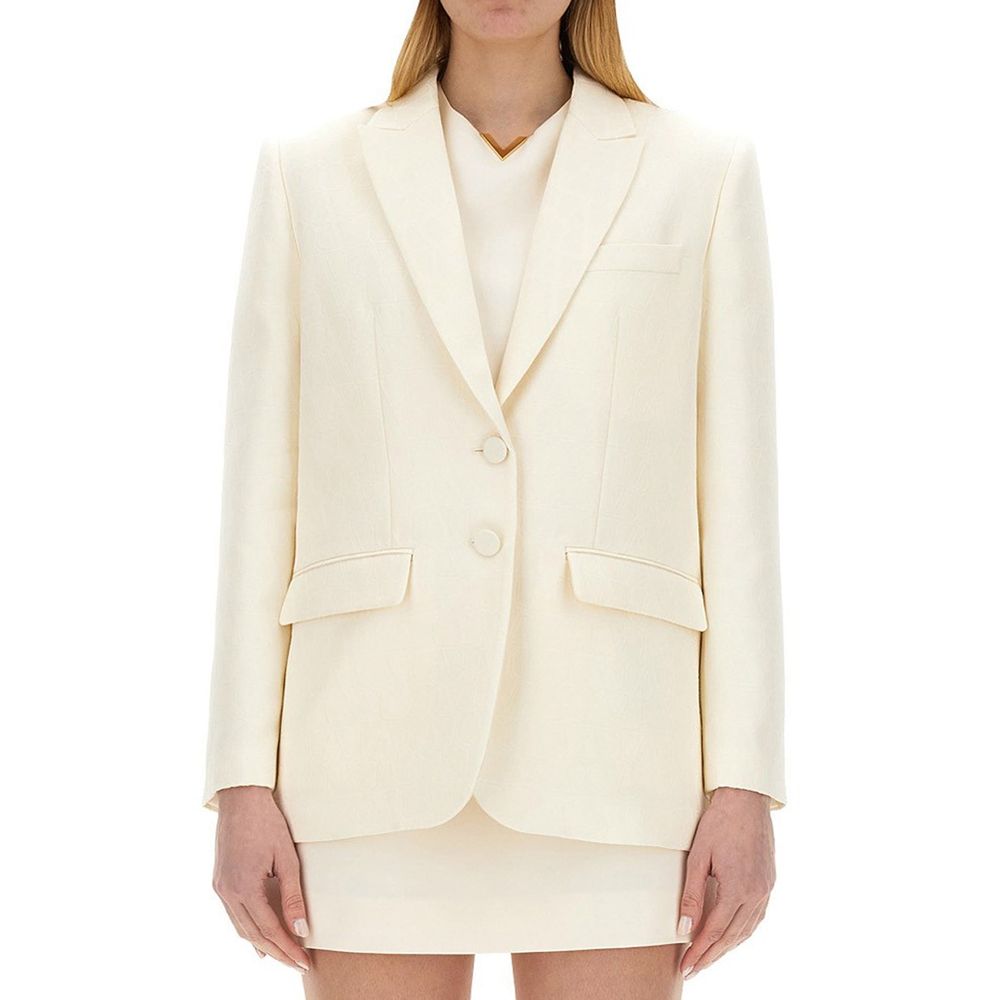Valentino Iconographe-Jacke aus Wolle und Seide