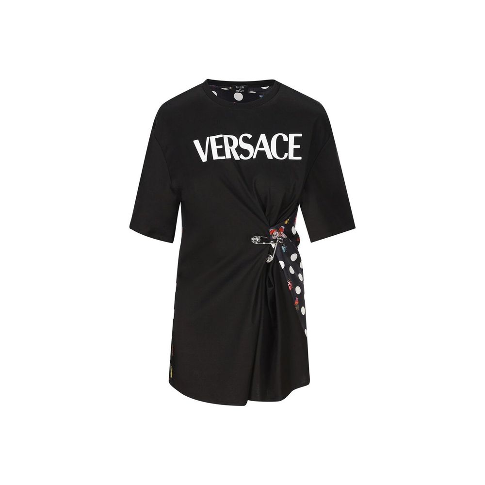 Versace x Dua Lipa T-Shirt mit Schmetterlings-Print