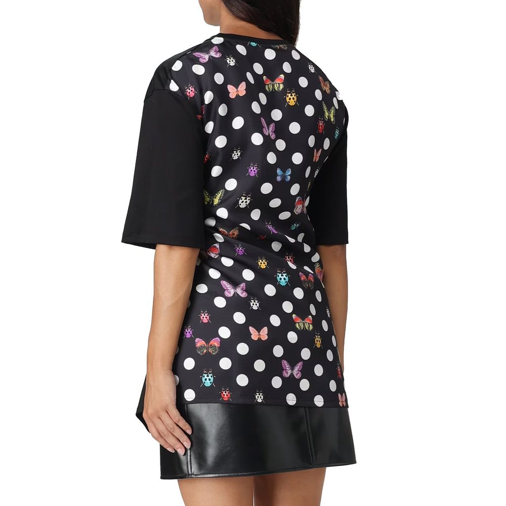 Versace x Dua Lipa T-Shirt mit Schmetterlings-Print
