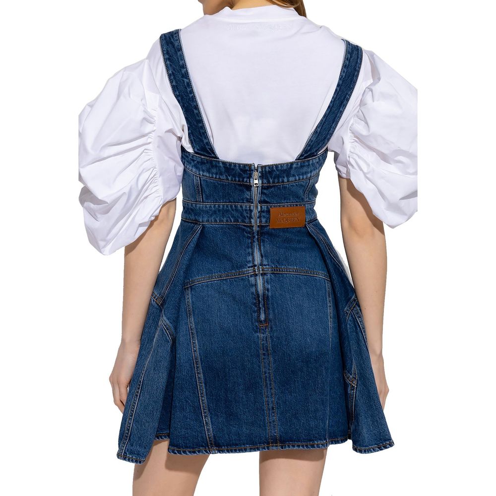 Alexander McQueen Denim-Minikleid