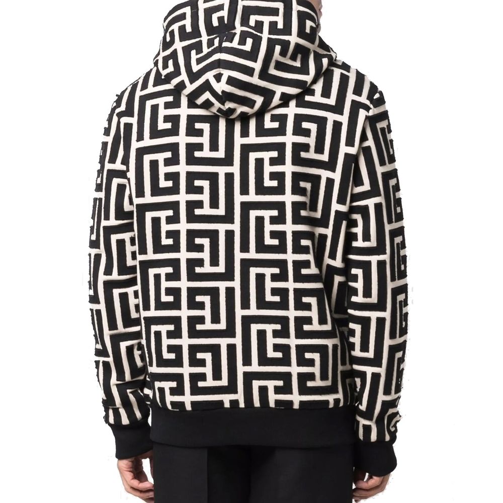Balmain Kapuzensweatshirt mit Monogramm