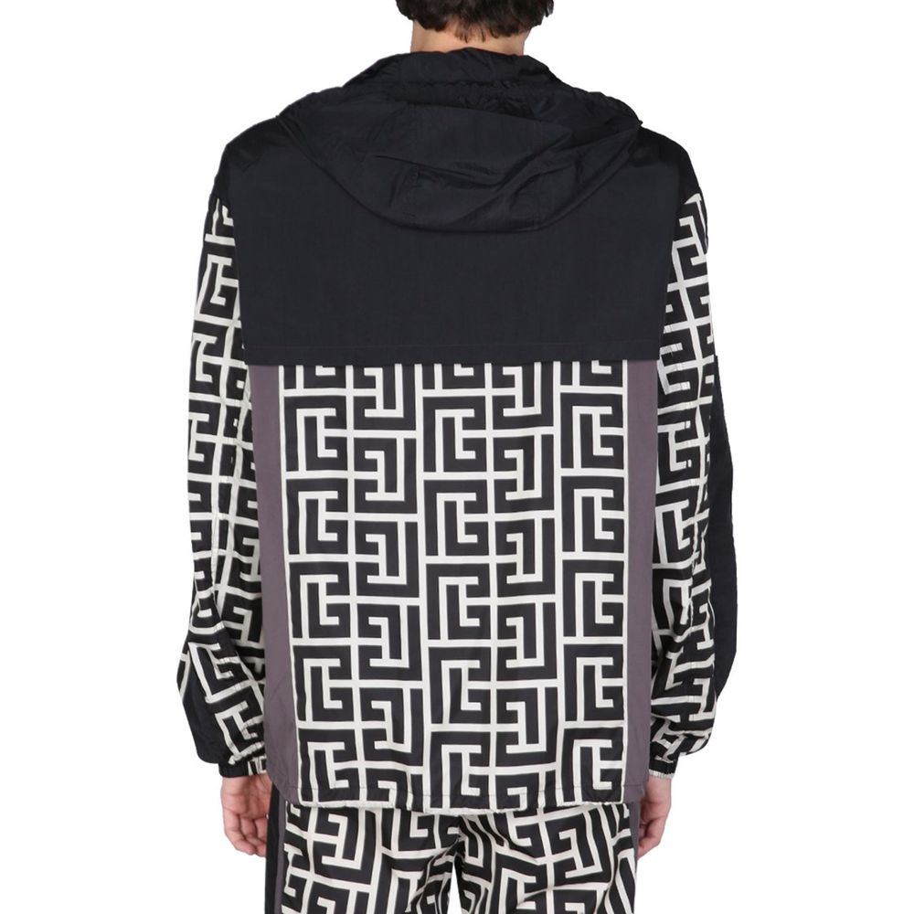 Balmain Nylon-Monogrammjacke