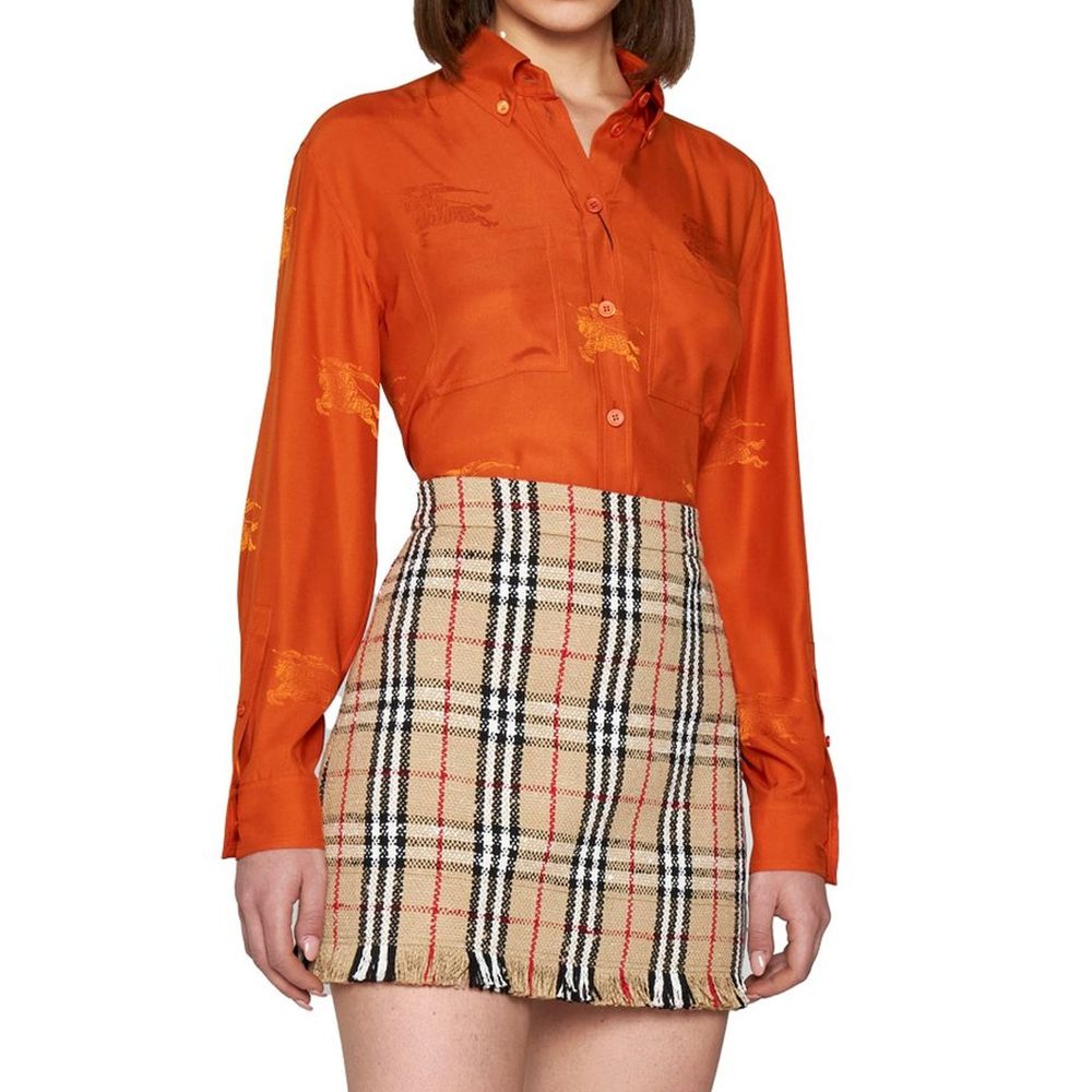 Burberry Minirock mit Vintage-Muster