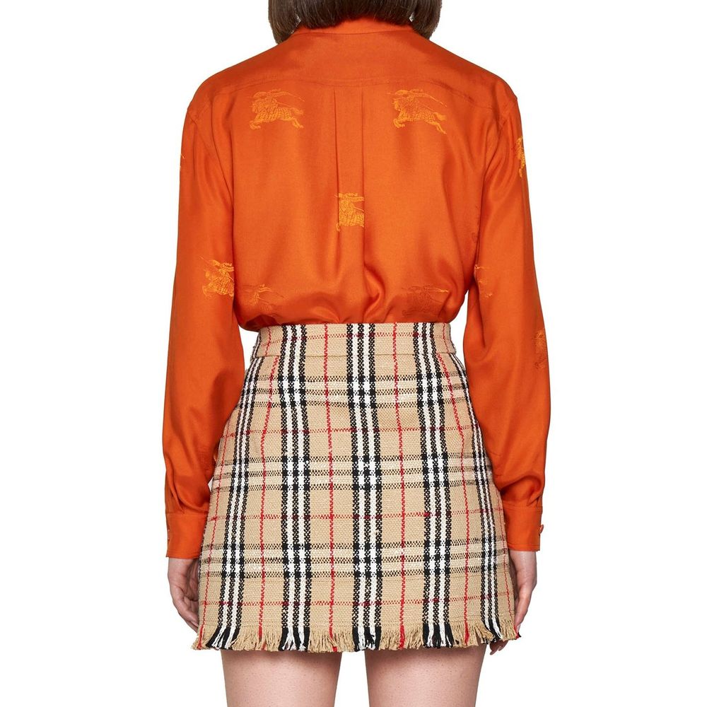 Burberry Minirock mit Vintage-Muster